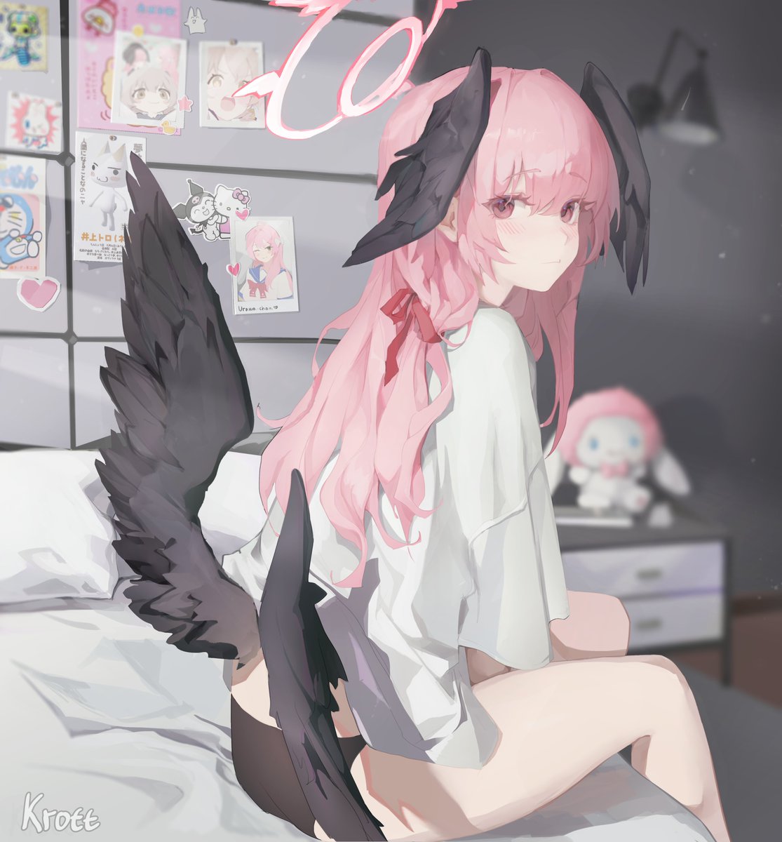 another art with Koharu! 
#BlueArchive #ブルアカ