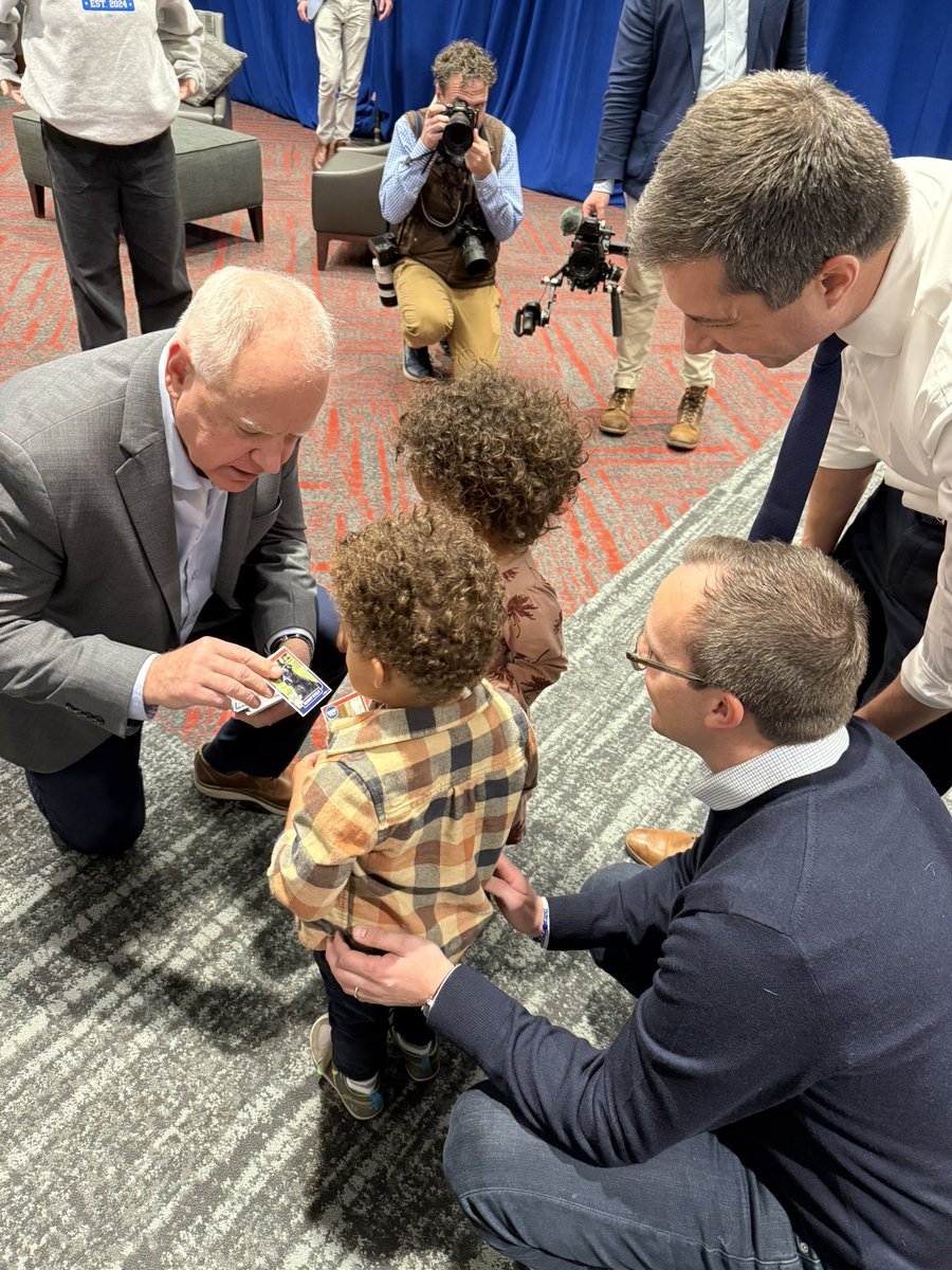 The whole family was thrilled to welcome <a href="/Tim_Walz/">Tim Walz</a> to Traverse City tonight!