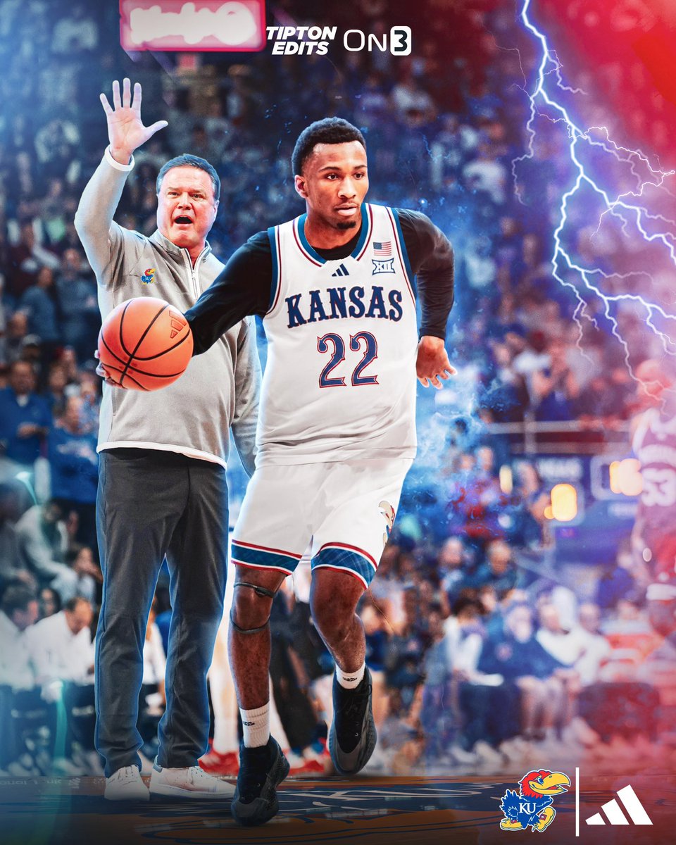 NEWS: 5⭐️ Darryn Peterson, the No. 1 ranked Shooting Guard in the country, has committed to Kansas over Ohio State, he announced. 

Story: on3.com/news/darryn-pe…