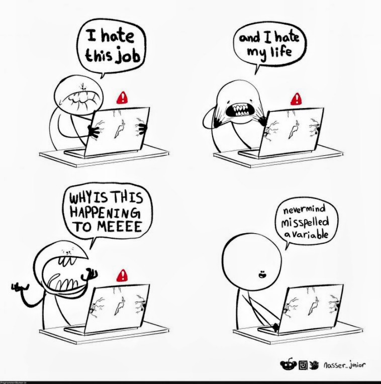 RyanEls4's tweet photo. A misspelled variable 🤣 https://t.co/KNguh5jAgV