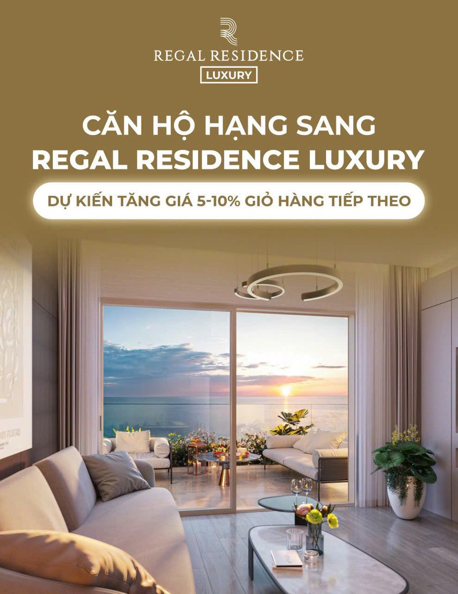 QuangDatmmo's tweet photo. Regal Residence Luxury dự kiến tăng giá từ 5 - 10% cho giỏ hàng tiếp theo https://t.co/VcSdgDOGOF