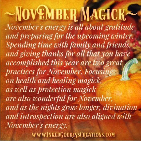 November Magick ✨️