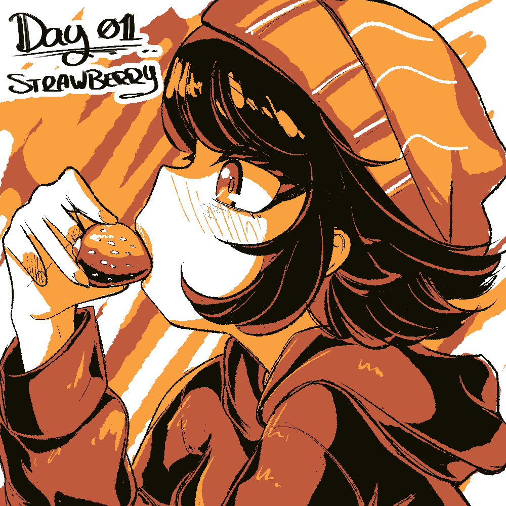tiredtomboy's tweet photo. ✏Doing Inktober!- aa, Drawvember! 〜( ̄▽ ̄〜)
Want to challenge myself to not be so perfectionist with art, and to have fun with it! So doing 25min timer for each day!
#SpilledInk #drawvember #characterart
🎨𝐃𝐀𝐘 𝟎𝟏・Strawberry https://t.co/j37xNz0QDN