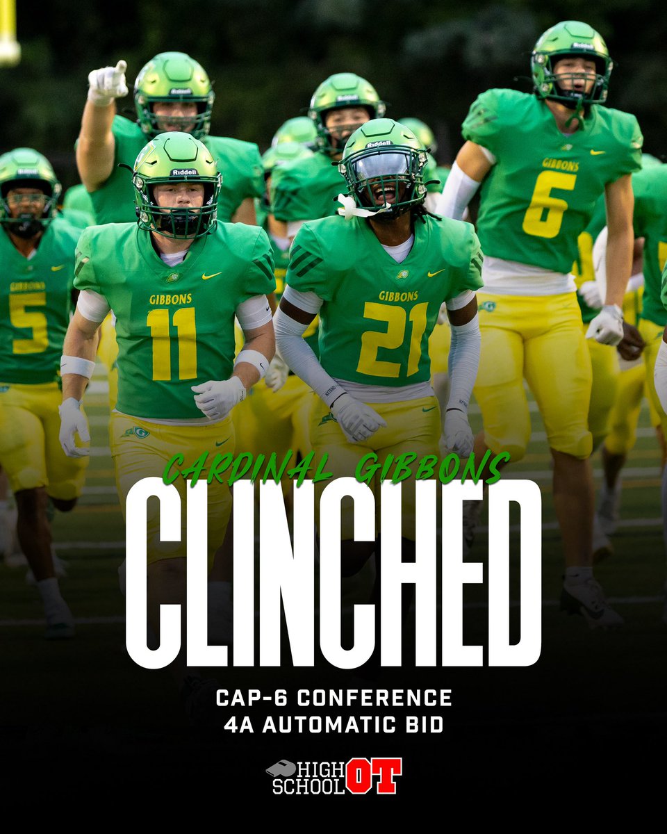 JoelBryantHSOT's tweet photo. With a win over Leesville Road, Cardinal Gibbons has won the Cap-6 Conference again. The Crusaders will receive a top playoff spot in the 4A East. https://t.co/5t51MwILsM