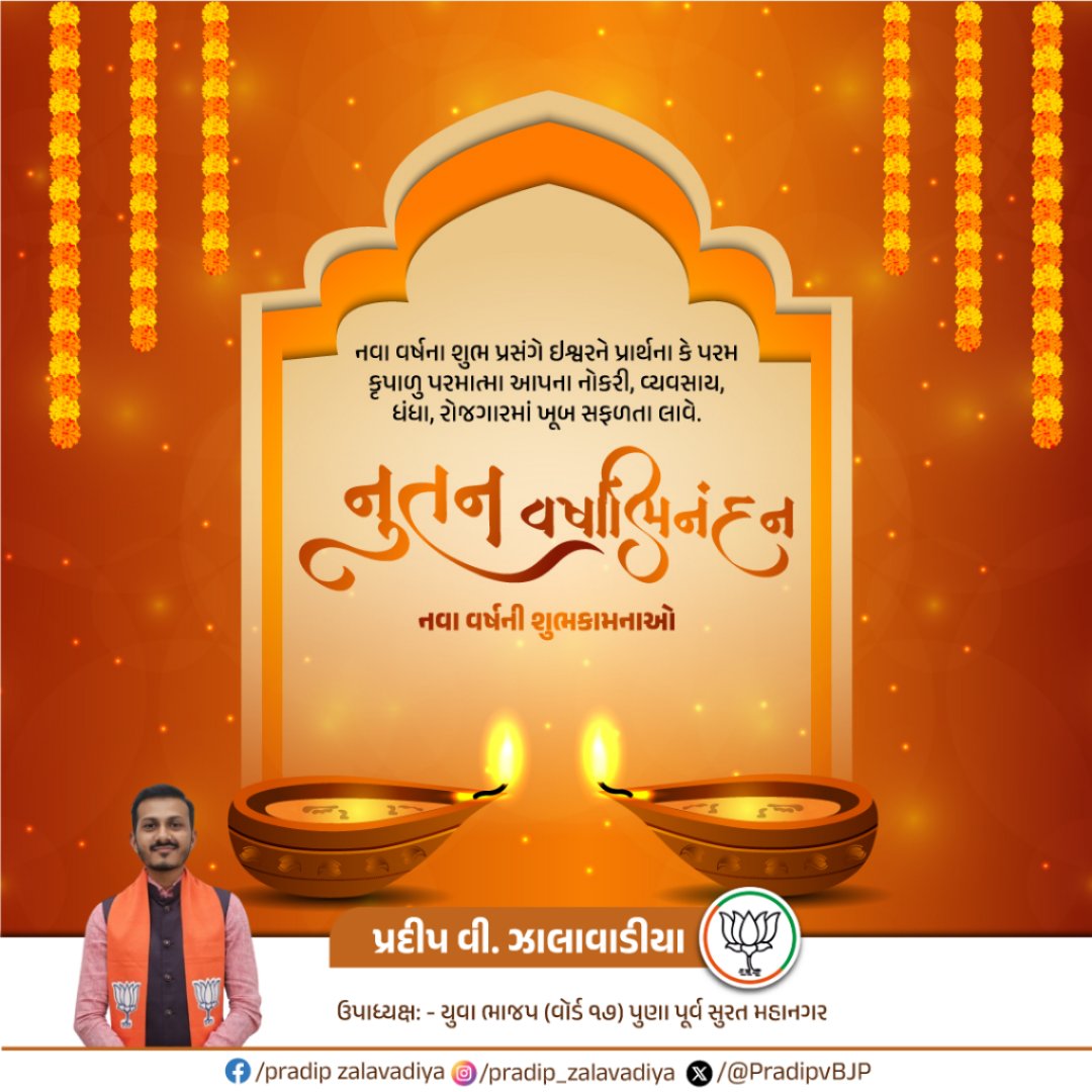 નૂતન વર્ષાભિનંદન 

HAPPY NEW YEAR.....☺️