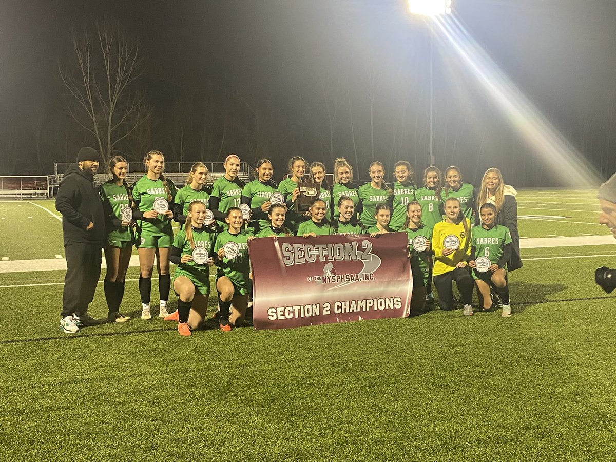 Congrats to the Section 2 champs … fours years in a row.