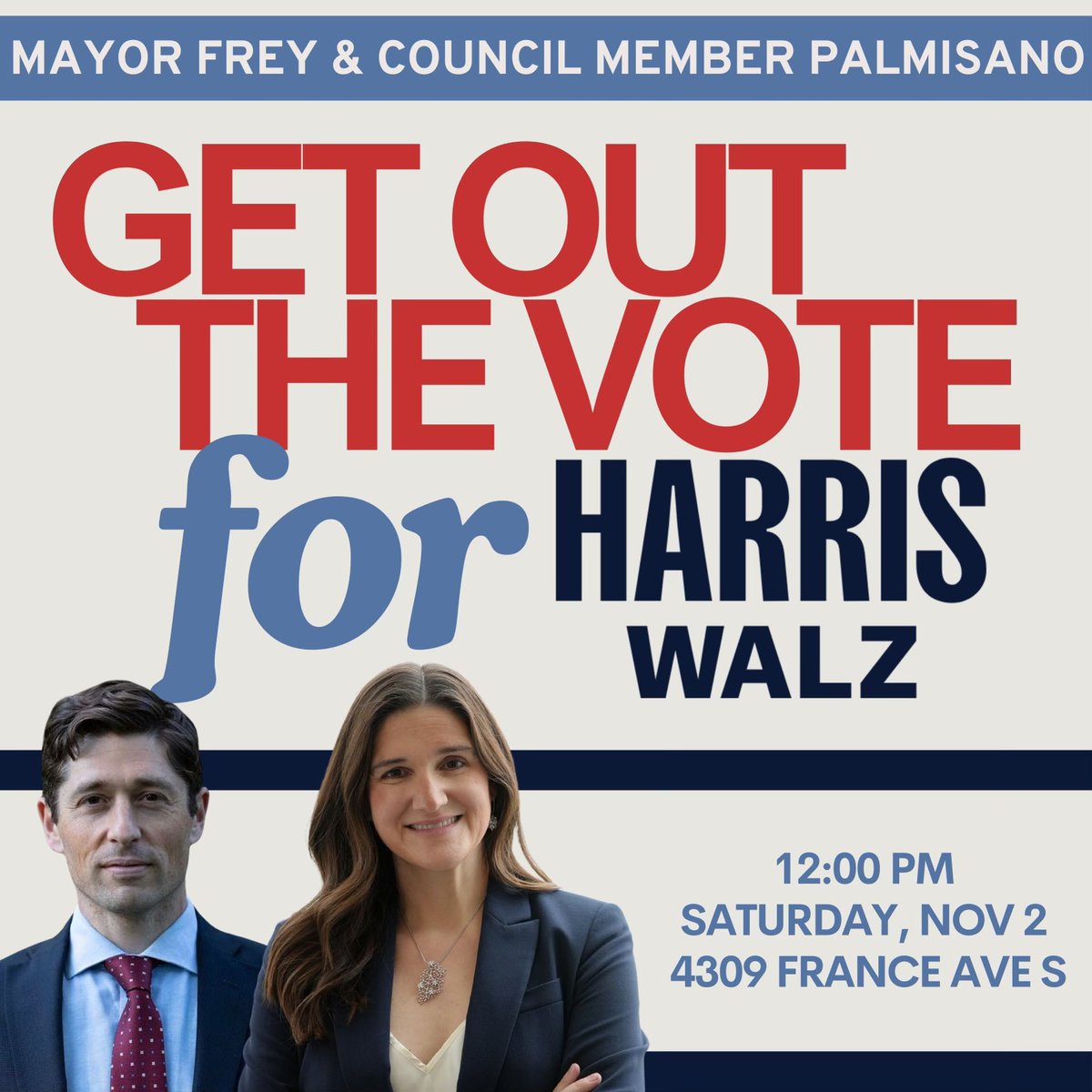 Join me all weekend to get out the vote for Harris Walz and more!