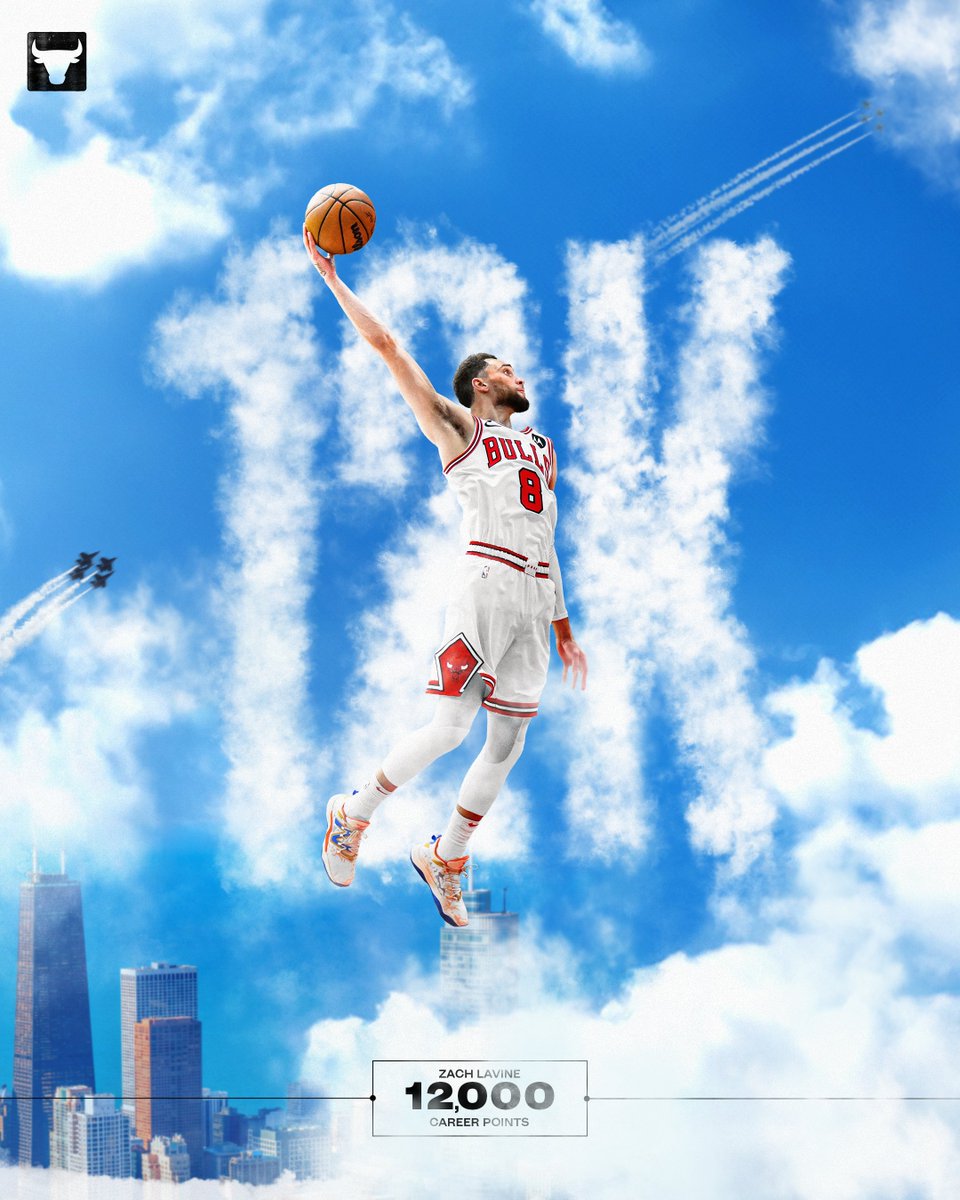 chicagobulls's tweet photo. 12K career points for Flight 8! ✈️ https://t.co/khVa70WouH