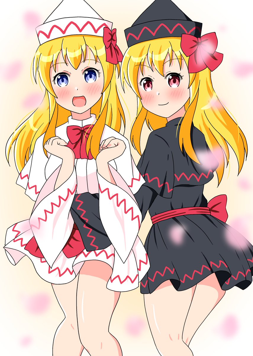 リリーホワイト 「『春ですよぉ』お気づきの方もいらっしゃるかと思いますが、こちらの絵、2023年2」|卯月甲斐🌸春例大祭え54aのイラスト