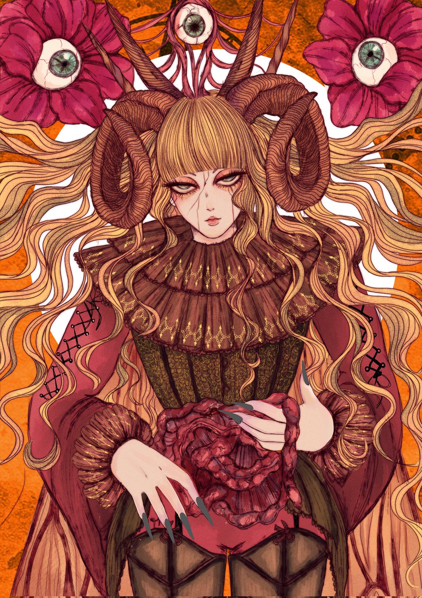 ✨ THE PRINCE✨

#guro #eroguro #prince #androginous #androgino #horror #horrorart #manga #mangahorror #acuarela #ilustration #virtual_estea