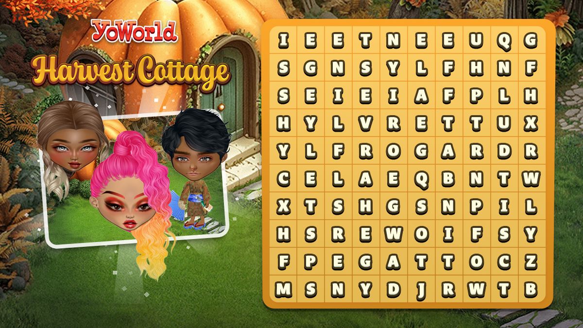 Hey YoFans! 

We've hidden the words Harvest and Cottage in this word search. Can you find them? 

Let us know when you do and also any bonus words you may spot!