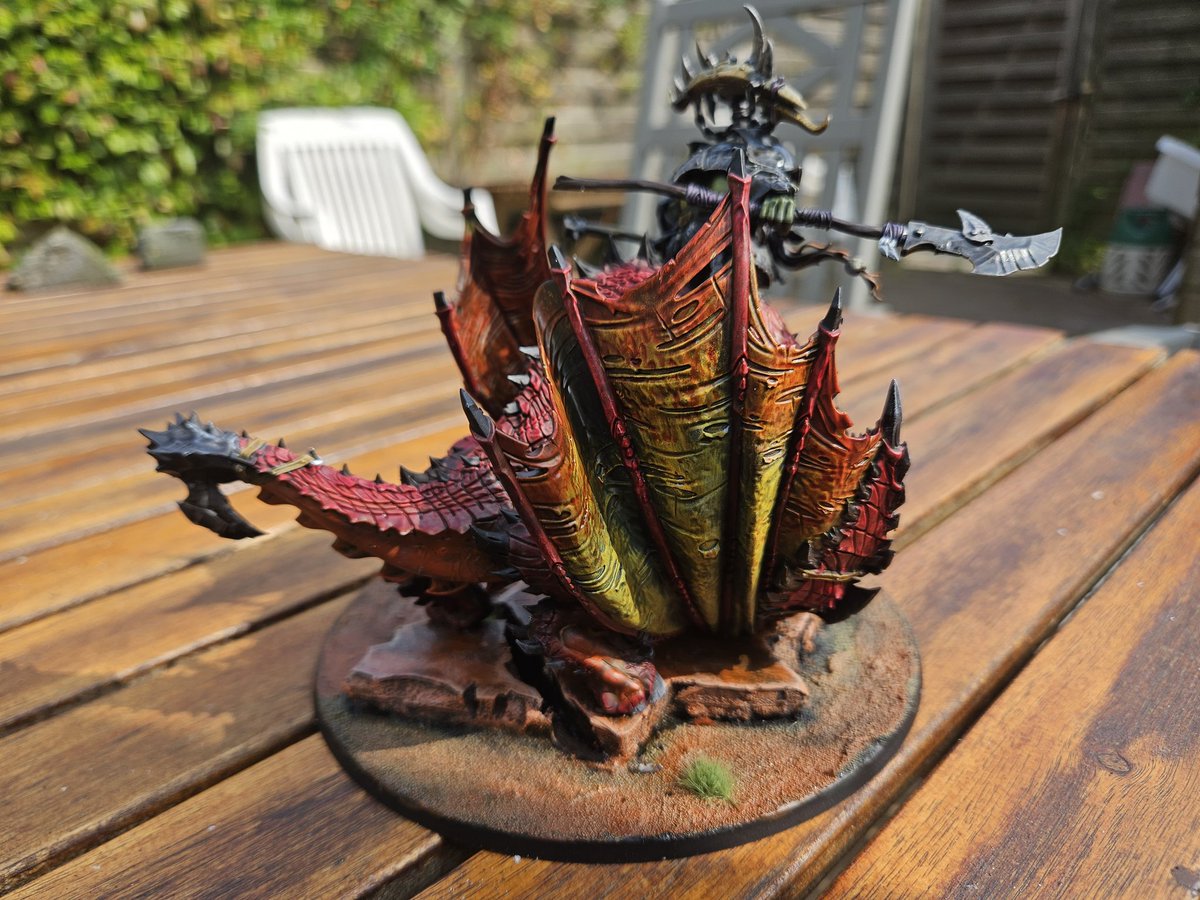 They call him the cabbage, but I made him the mango #miniaturepainting