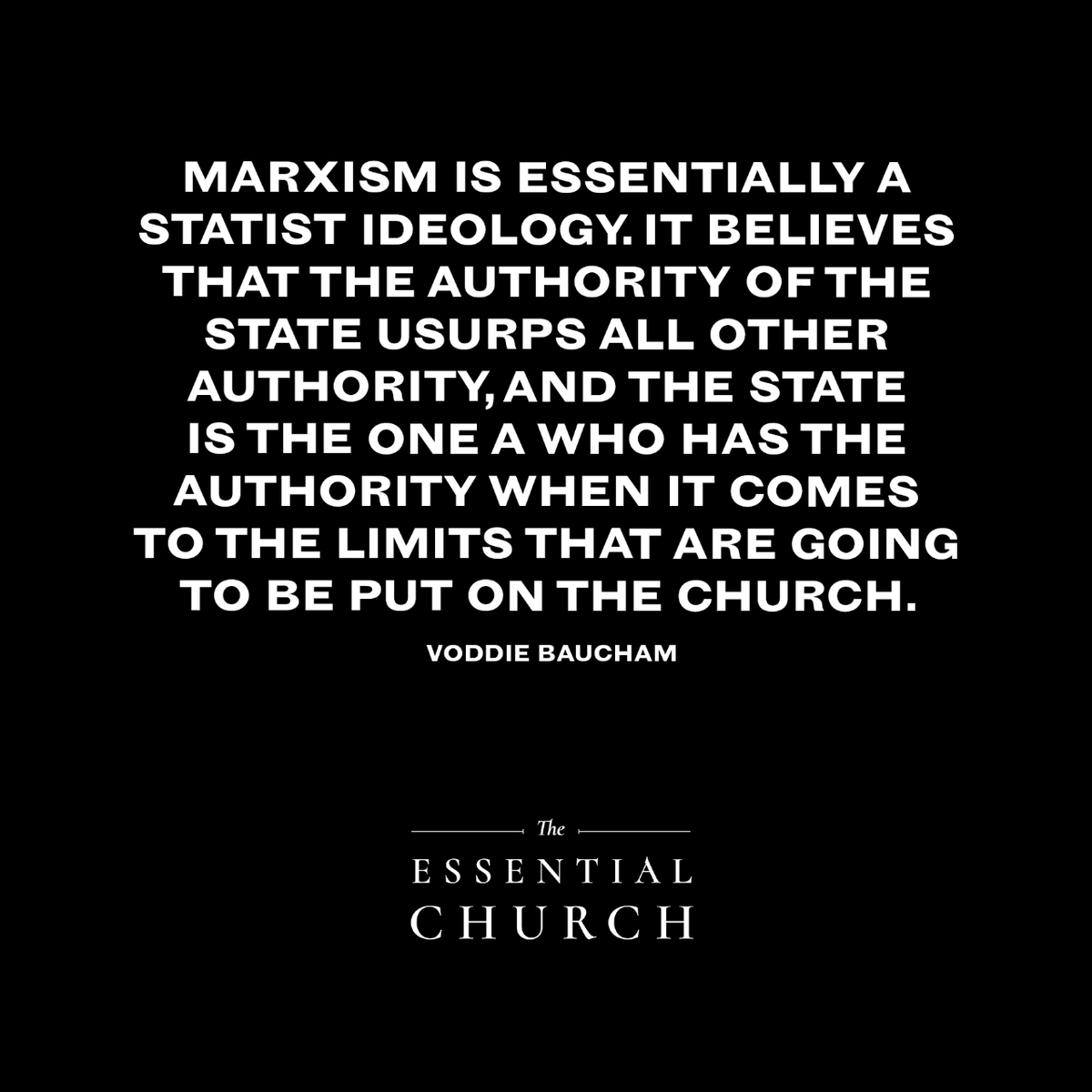 Voddie Baucham on what Marxism is and what marxists believe.
👉 essentialchurchmovie.com