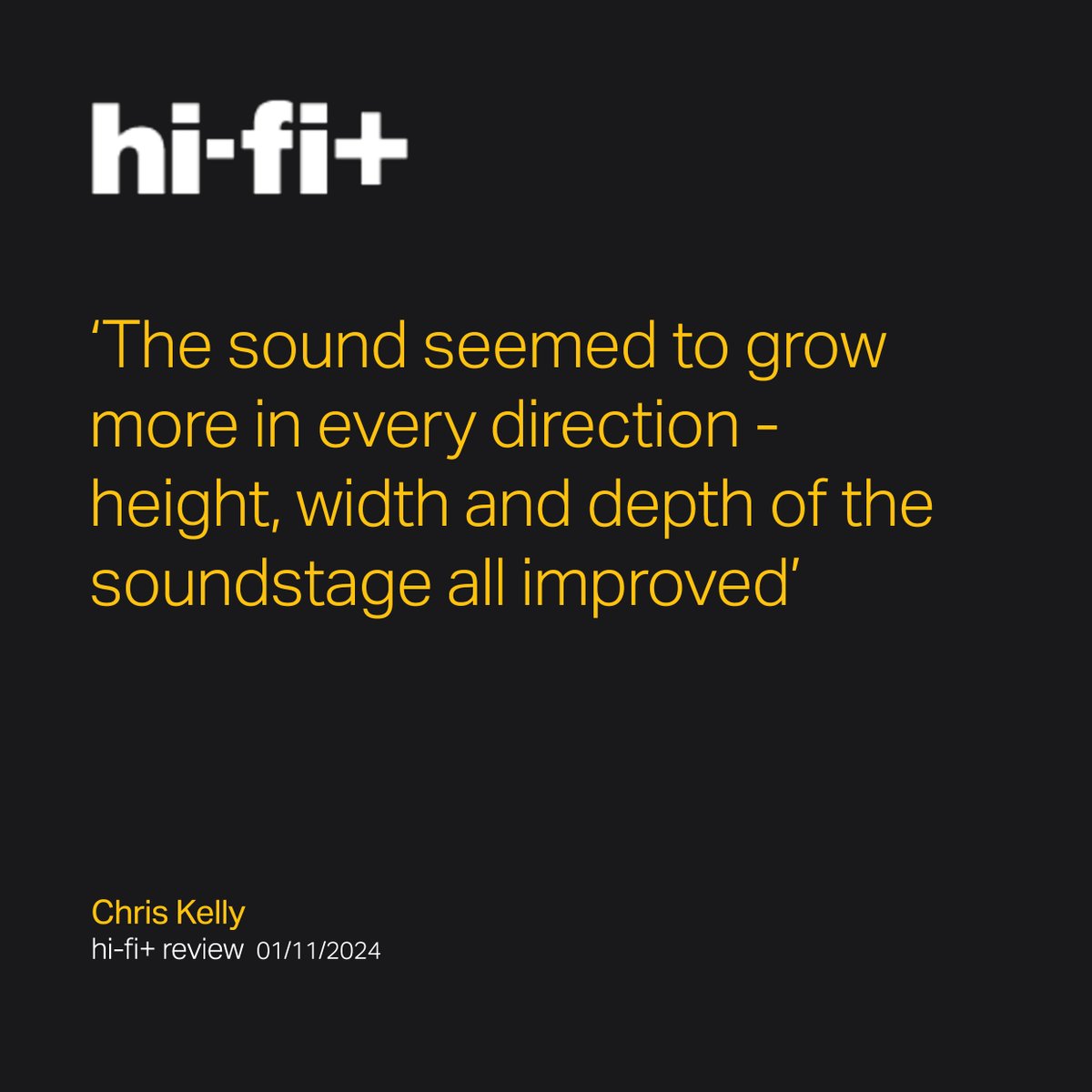 Node_Audio's tweet photo. Be sure to check out this month’s hi-fi+.
Chris Kelly gives his views and opinion on our Support System One ‘SS-1’ range.
Here are a few quotes 🎶 from the review.
.
See the November edition of hi-fi+ to read the full review.
.
.
.
#reviewquotes #productreview #hifireview https://t.co/p588ER7hK4