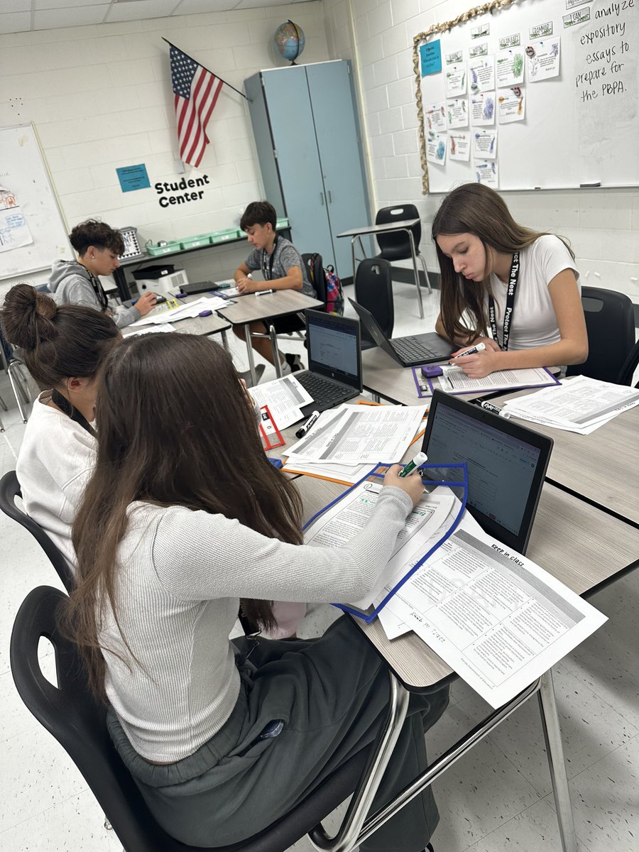 Samantha Rosenstein (@srosenstein928) on Twitter photo Itβs writing crunch time! We are only a few days away from PBPA #1 so we analyzed student sample essays and graded them based on the rubric. <a href="/ELMS_PBC/">Eagles Landing Middle School</a> <a href="/southPbcsd/">SouthRegionPBCSD</a> <a href="/PBCSDSecLit/">PBCSD Secondary Literacy</a>
#writing #essays #ELA #collaborativelearning #8thgrade Itβs writing crunch time! We are only a few days away from PBPA #1 so we analyzed student sample essays and graded them based on the rubric. <a href="/ELMS_PBC/">Eagles Landing Middle School</a> <a href="/southPbcsd/">SouthRegionPBCSD</a> <a href="/PBCSDSecLit/">PBCSD Secondary Literacy</a>
#writing #essays #ELA #collaborativelearning #8thgrade