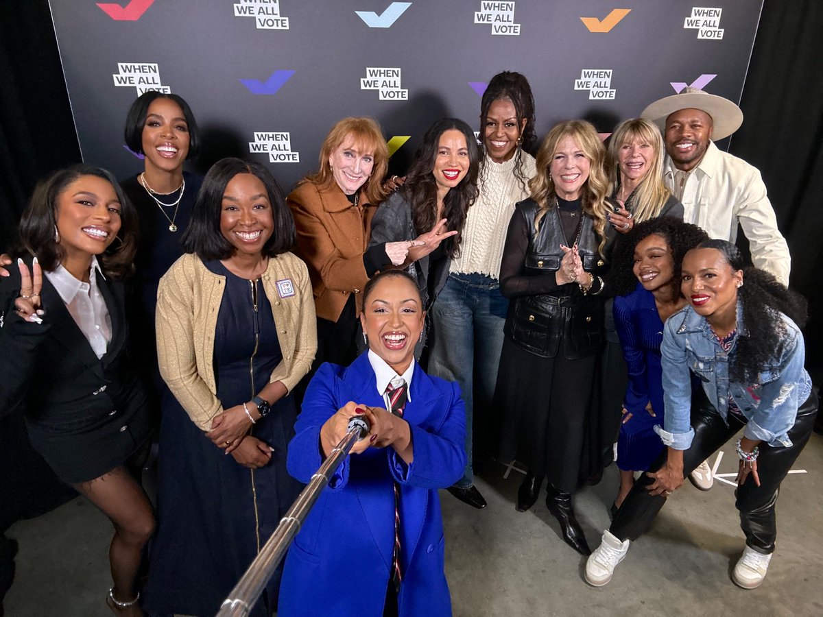 Marsai Martin (@marsaimartin) on Twitter photo Honored to be a part of <a href="/MichelleObama/">Michelle Obama</a>’s #VotingSquad 🤍
Tuesday is Election Day so check in with your crew + make sure they have a plan to vote. Go to WhenWeAllVote.org to get started 🗳️ @whenweallvote
<a href="/VictoriaMonet/">Victoria Monét</a> <a href="/shondarhimes/">shonda rhimes</a> <a href="/lizakoshy/">Liza Koshy</a> <a href="/jurneesmollett/">Jurnee Smollett</a> <a href="/RitaWilson/">Rita Wilson</a> Honored to be a part of <a href="/MichelleObama/">Michelle Obama</a>’s #VotingSquad 🤍
Tuesday is Election Day so check in with your crew + make sure they have a plan to vote. Go to WhenWeAllVote.org to get started 🗳️ @whenweallvote
<a href="/VictoriaMonet/">Victoria Monét</a> <a href="/shondarhimes/">shonda rhimes</a> <a href="/lizakoshy/">Liza Koshy</a> <a href="/jurneesmollett/">Jurnee Smollett</a> <a href="/RitaWilson/">Rita Wilson</a>