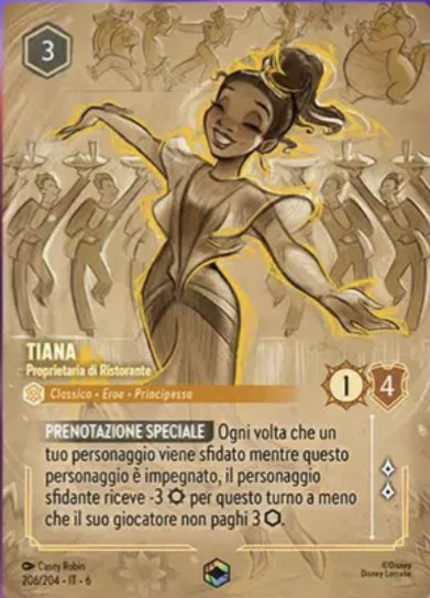 LorcanaTCGDeals's tweet photo. Tiana Enchanted Rare Revealed from Azurite Sea! #Lorcana #LorcanaReveal https://t.co/PK0hR5h29C