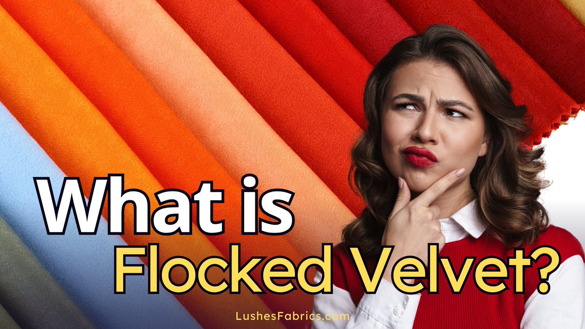 LushesFabrics's tweet photo. What Is Flocked Velvet Fabric? - https://t.co/23KHQjMQiE https://t.co/CzfNZsZldR