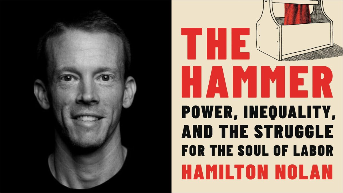 SUNDAY In-Person and Online: Join us for labor journalist and author <a href="/hamiltonnolan/">Hamilton Nolan</a> to explore how the labor movement can save America (and why it hasn't yet). Details and RSVP: ethical.nyc/events/sunday-…