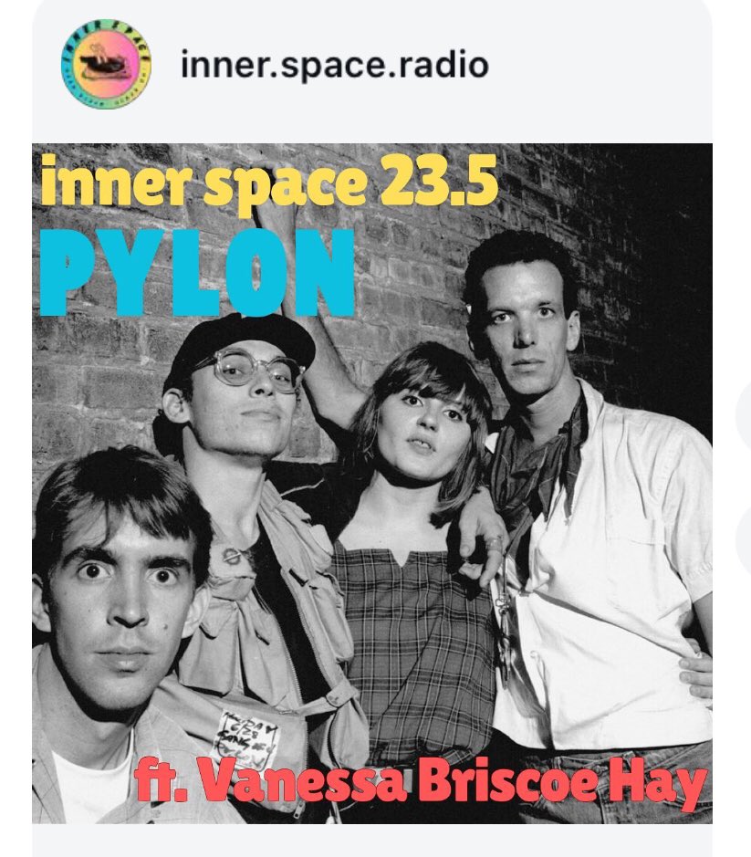 Interview w/ me at 8pm EDT tonight &amp; simultaneously at 11 am tomorrow am in Victoria, #Australia on #innerspaceradio w/ hosts Sam &amp; Kynan. We discuss <a href="/Pylon_band/">Pylon</a> #PylonReenactmentSociety &amp; a little about the Athens, GA music scene. 
Tune in on the web at mainfm.net