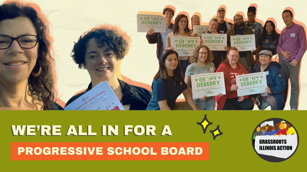 GIAChicago's tweet photo. 💥 We're all in for a progressive school board! Join us on election day to get out the vote. #SchoolBoardElections

➡ Sign up at https://t.co/QnPSb9EzfB https://t.co/qN4jfdC2pw