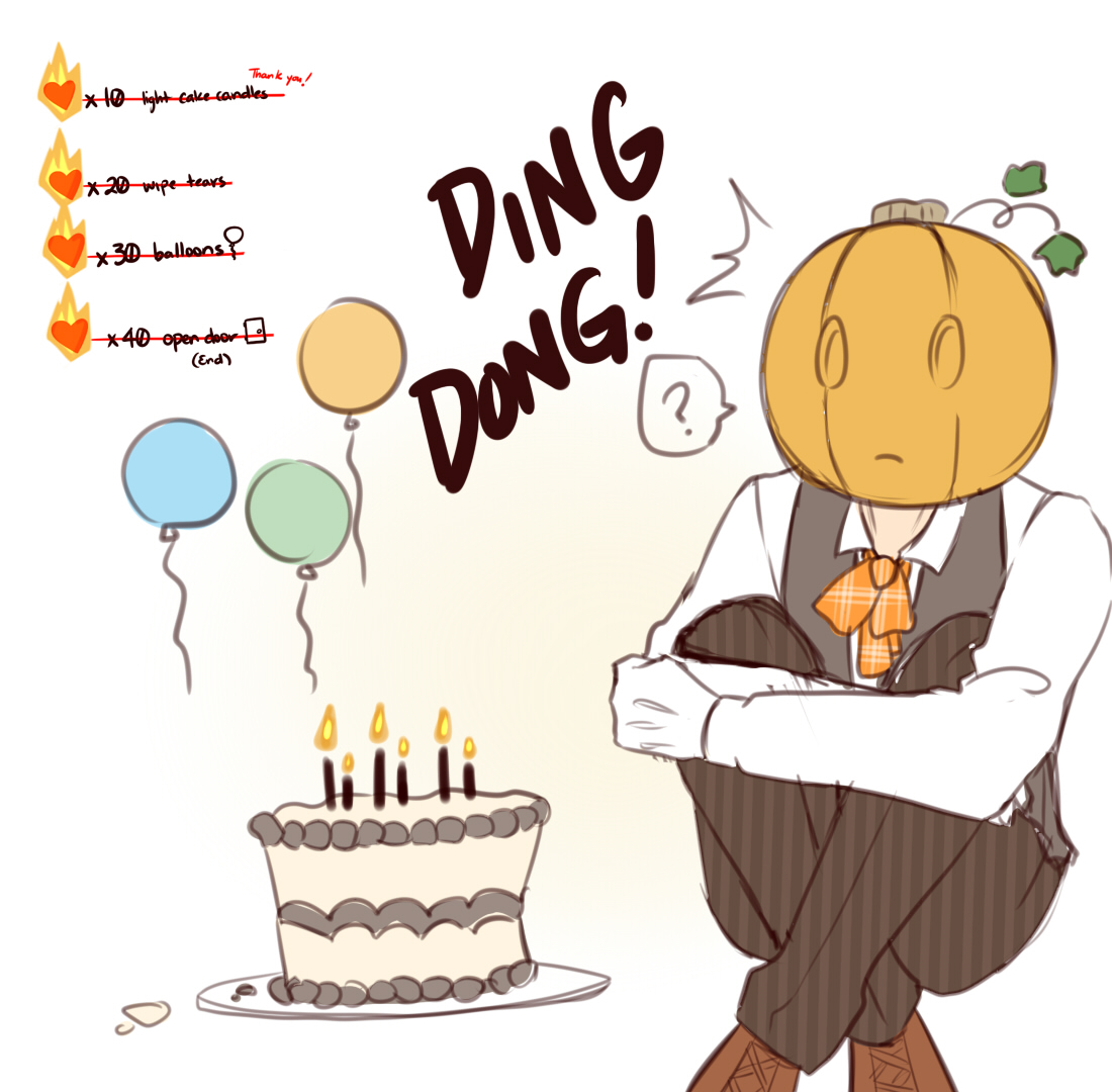 Played a small game of Cheer Up Pumpkin on🦋

You can see the full story and all the drawings on my bluesky acc!
bsky.app/profile/pumpki…