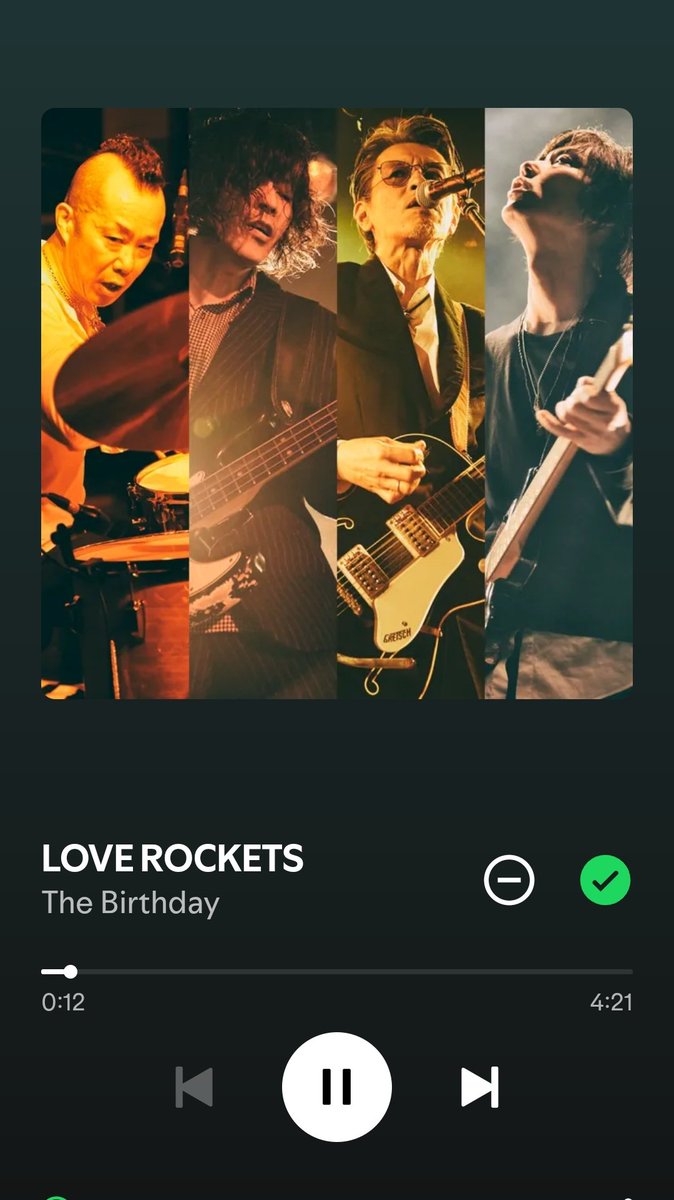 j3bs4r4h1mL0HXS's tweet photo. 今朝はこの曲でスタート
#Thebirthday #LOVEROCKET https://t.co/aHtv3pM2ss