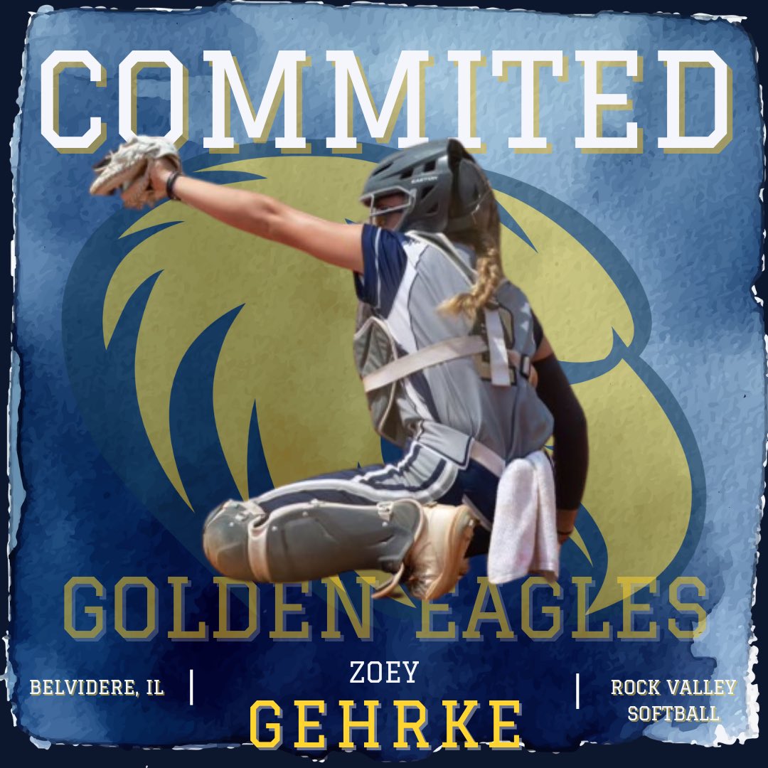 RVC_Softball's tweet photo. 🚨 COMMITTED🚨 Welcome Zoey Gehrke to the Golden Eagle Family #OfficallyOfficial https://t.co/iSDvGQLNZO