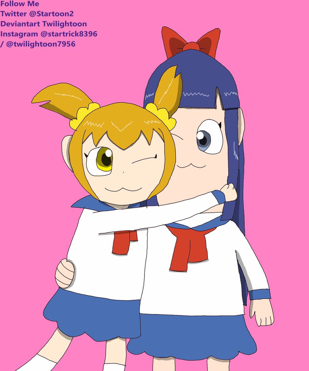 Startoon2's tweet photo. Popuko Hug Pipimi.
Like, Follow, Comment, Retweet.
#PopTeamEpic #Popuko #Pipimi #AnimeArt #Mangaart #Otakuart #FanArtFriday https://t.co/tDLuG9UosR