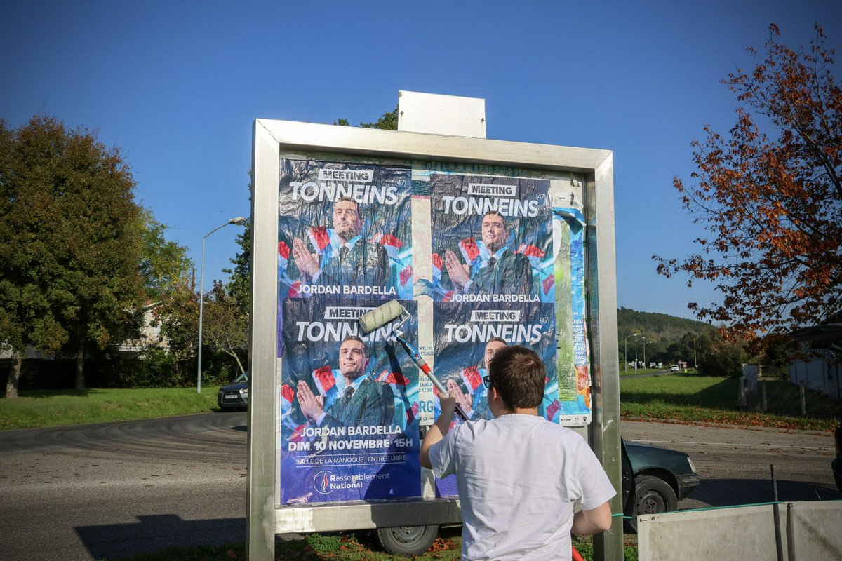 🔵 Tous mobilisés pour le meeting de <a href="/J_Bardella/">Jordan Bardella</a> le dimanche 10 novembre à Tonneins !

On compte sur vous !
my.weezevent.com/Meeting-JB-47