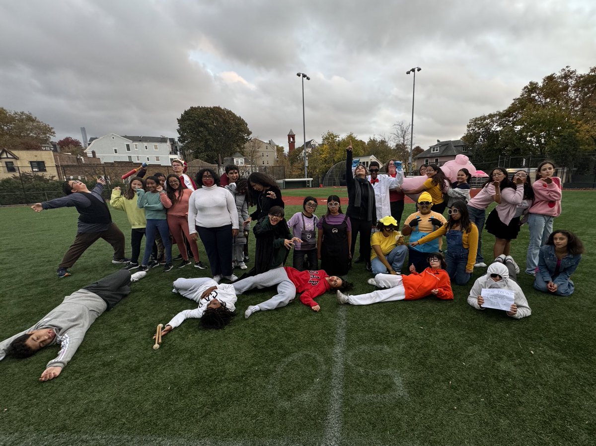Halloween practice! 🎃 Which section do you think had the best costume? 

#weehawken #band #halloween #practice #marchingband
