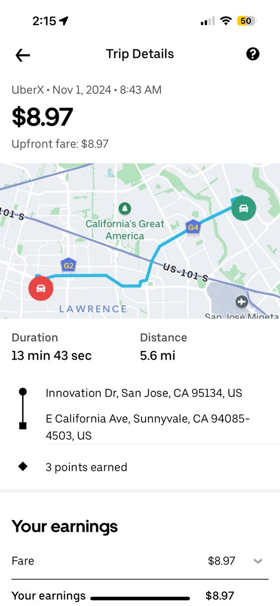 honglinli's tweet photo. #UberStory
There are some $tsla investors who gained significant wealth, but do not own Tesla cars. I met one today.
This passenger is a young white dude, working at Applied Materials. He claimed that he and his dad invested in $tsla since 2010. When I commented “your investment must have gone up like 50 times. “ , he said “try 100 times”.
But this guy does not own any Tesla cars, and he said he plans to buy one EV 5 years later when the battery tech becomes more mature.
“Come on! Sell some shares and buy some Tesla cars. Let’s support Elon. “ that is what I said to him.
This is unbelievable to me. Does not make much sense.
