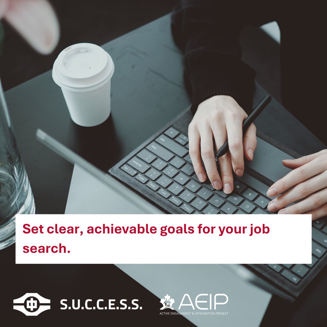 Clear and achievable goals are the compass for your job search journey!

Connect with AEIP today at: aeipsuccess.ca

#aeipsuccess #PreArrivalService #JobSearch #EmploymentJourney #Career #JobDevelopment