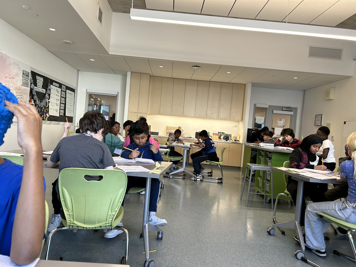 We’ve been working hard to keep our afternoons as chill and purposeful as our mornings, and I am happy to report that today we nailed it! You can’t even tell which picture was taken in the morning and which was at 2:50! Way to go, Pathfinders! <a href="/SLAMiddle/">SLA Middle School</a>