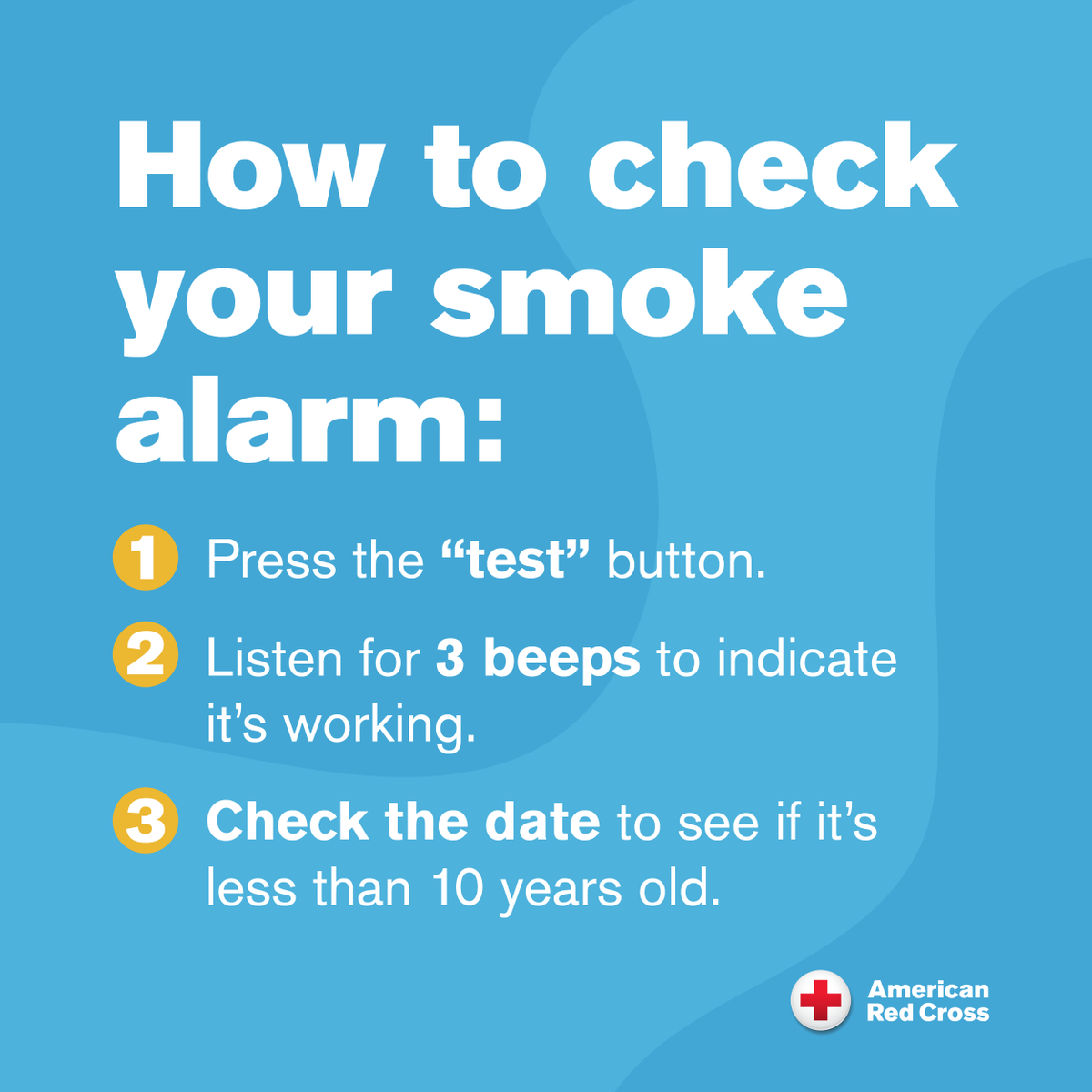 KYRedCross's tweet photo. As you turn your clocks back this weekend to enjoy that extra hour of sleep (and confuse your furry friends), don't forget to also test your smoke alarms! Working smoke alarms save lives, so #TurnAndTest as #DaylightSavingTime ends! https://t.co/5ctOpxuPii