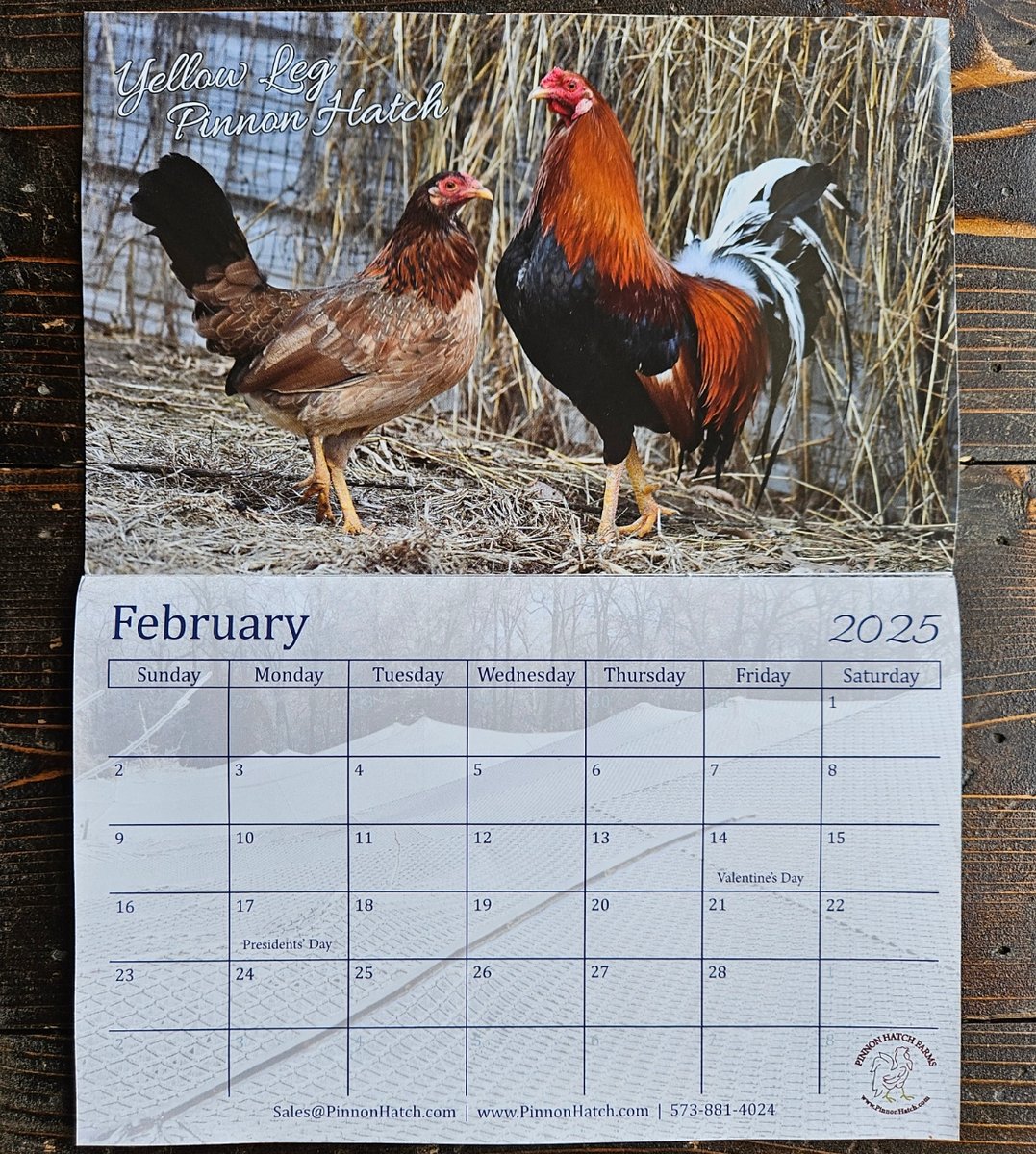 PinnonHatch's tweet photo. 2025 Calendars are now available. Calendars come free with any order from our website and get extras for $2.29 each. Get your today at https://t.co/nMGdDrXZCL https://t.co/l7n5CcAl4f