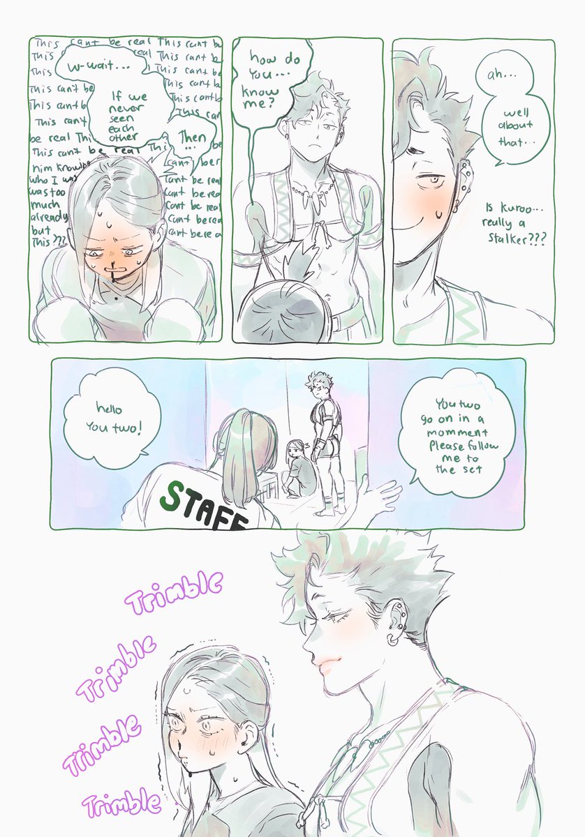 PART 13 of an AU where Kenma is a fan of gravure model kuroo 