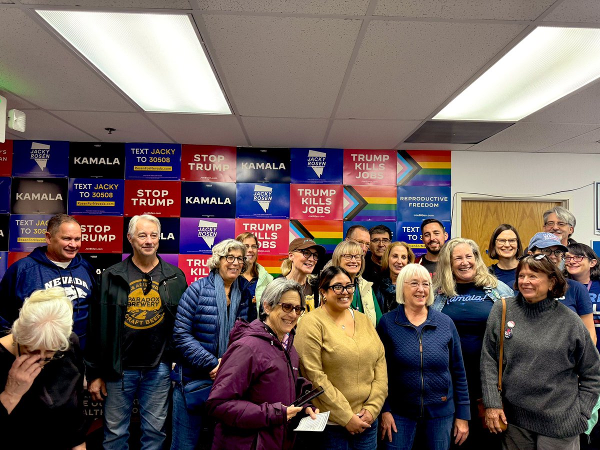 Senator Patty Murray (@murraycampaign) on Twitter photo Great to be in Nevada today helping get out the vote for <a href="/RosenforNevada/">Jacky Rosen</a> and <a href="/KamalaHarris/">Kamala Harris</a>. Every single vote is going to matter in this election—so let’s give it all we’ve got in this final stretch! Great to be in Nevada today helping get out the vote for <a href="/RosenforNevada/">Jacky Rosen</a> and <a href="/KamalaHarris/">Kamala Harris</a>. Every single vote is going to matter in this election—so let’s give it all we’ve got in this final stretch!
