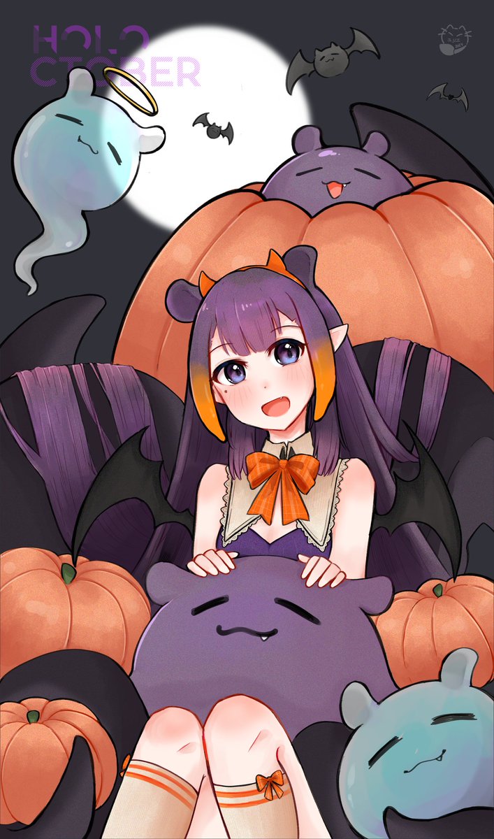 yurie_tt's tweet photo. Day 31 - Oshi 🐙
I wanted to draw something special for my favourite tako and Halloween day, tho a bit late! 
#HOLOctober #inART https://t.co/ffVa6hMhCz
