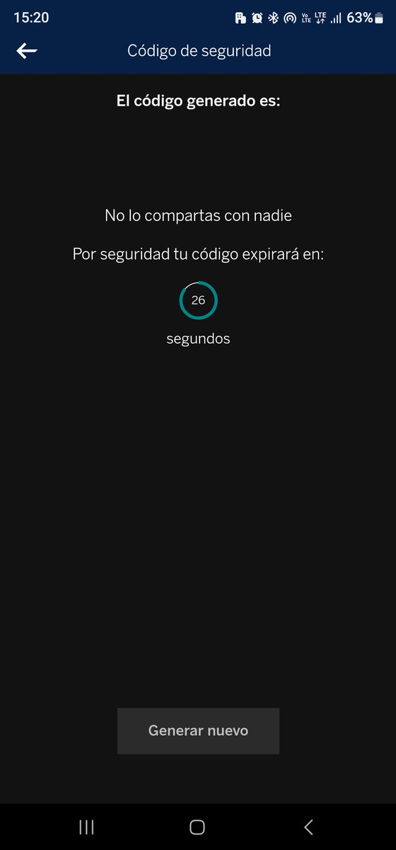 Veliasuarez's tweet photo. @BBVA_Mex buenas tardes. Mi aplicación no está generando el código en el token https://t.co/VplhODwQia