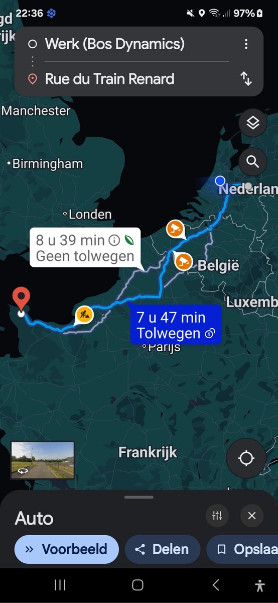 Maandag maar is een paar uur dom voor me uitkijken.