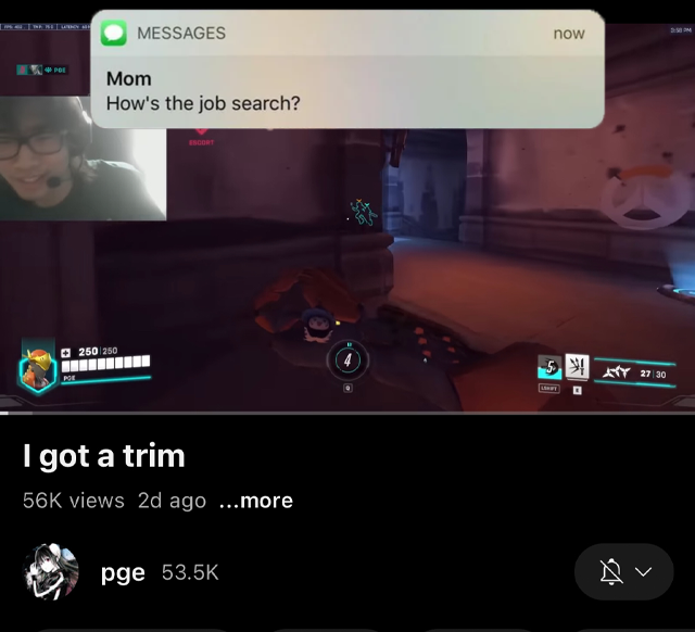 SFShock's tweet photo. not now mom, I'm watching the darklord. https://t.co/hZrjtWV4o2
