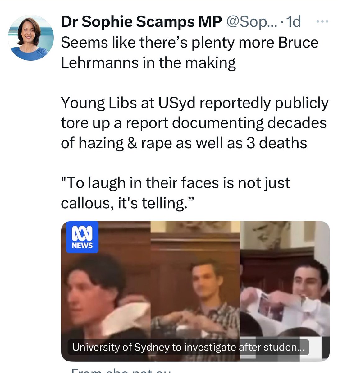I’ve scanned the papers &amp; listened to the news - I haven’t heard anything from senior federal Liberals condemning this. 
Have you? 
The lack of leadership from senior leaders on such a disgraceful occurrence is indicative of a deeper cultural problem 
<a href="/PeterDutton_MP/">Petaren’t Dutton</a> 
#auspol