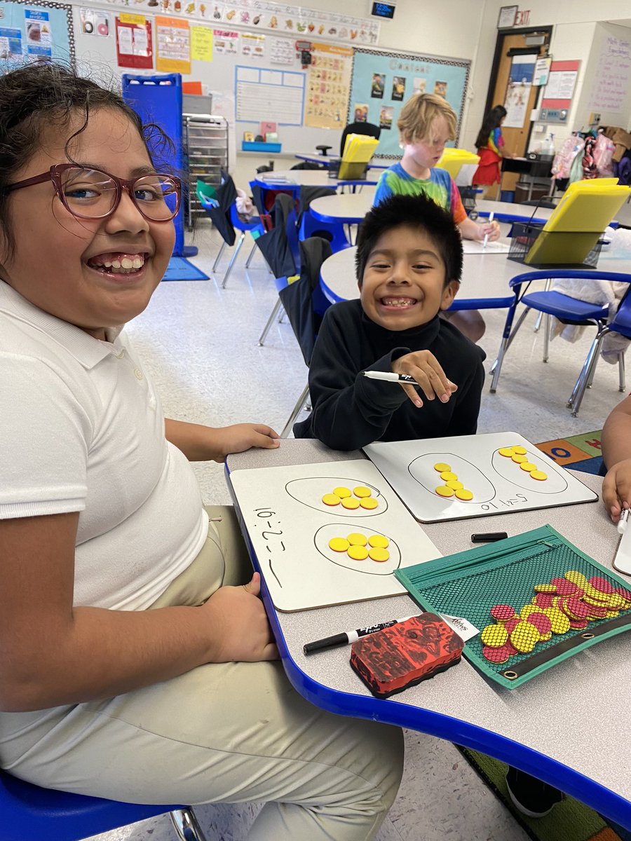 Just a few of our friends working hard on division today! <a href="/SVanSickle12/">Mrs. Van Sickle</a> <a href="/rbpsEAGLES/">Red Bank Primary</a>