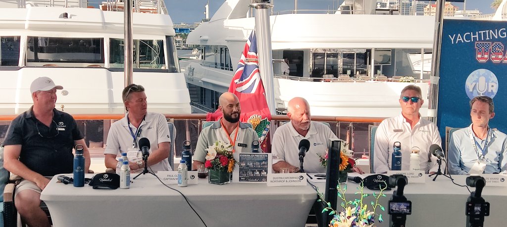 Ken Hickling (@issexpresident) on Twitter photo Back on MY Unbridled for The Business of Yachting - part 2
Northrop&Johnson #DustinCaromano
MY Loon #CaptChris
Professional Yacht Crew #GraemeLord
<a href="/superyachttimes/">Superyacht Times</a> #MerijndeWaard
Learning how being different is a first step to embracing technology to drive your business success. Back on MY Unbridled for The Business of Yachting - part 2
Northrop&Johnson #DustinCaromano
MY Loon #CaptChris
Professional Yacht Crew #GraemeLord
<a href="/superyachttimes/">Superyacht Times</a> #MerijndeWaard
Learning how being different is a first step to embracing technology to drive your business success.
