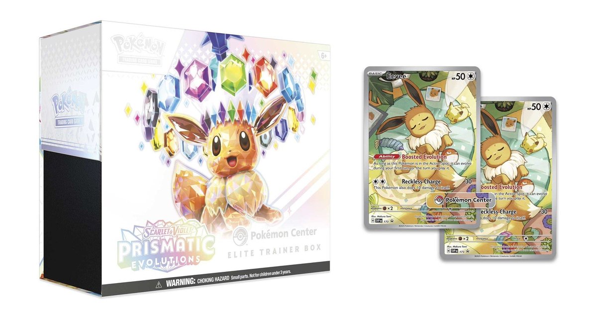 Pokemon Deals & News! (@pokemondealstcg) on Twitter photo ✨EXCLUSIVE PRISMATIC EVOLUTIONS ETB GIVEAWAY✨
Giving away 1 Pokemon Center Exclusive ETB! For a Chance to Win:
✅Like + Repost This!
✅Follow <a href="/PokemonDealsTCG/">Pokemon Deals & News!</a>
Ends 12/17! Good luck and stay tuned for more deals & new release alerts!🔔
#Pokemon #PokemonTCG #Giveaway ✨EXCLUSIVE PRISMATIC EVOLUTIONS ETB GIVEAWAY✨
Giving away 1 Pokemon Center Exclusive ETB! For a Chance to Win:
✅Like + Repost This!
✅Follow <a href="/PokemonDealsTCG/">Pokemon Deals & News!</a>
Ends 12/17! Good luck and stay tuned for more deals & new release alerts!🔔
#Pokemon #PokemonTCG #Giveaway