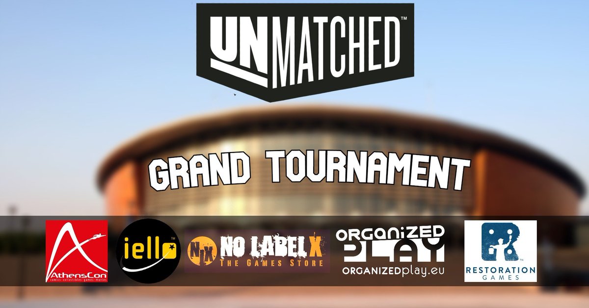Organizedplayeu's tweet photo. Join us this December for one of the biggest UnMatched events of the year, taking place in one of the biggest European conventions ⚔️ @AthensCon
👉 https://t.co/M2zBRex3Jc

@IELLO_France @RestorationGame #Unmatched #gaming #boardgame #tournaments #TrendingNow #MoreThanJustGames https://t.co/H5PRBdIkEA