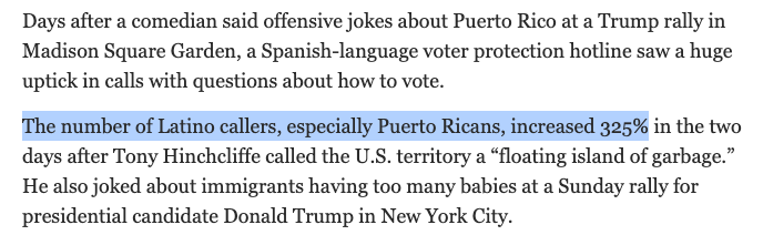AdamGinsburg_'s tweet photo. Our voter assistance hotline has been ringing off the hook with Florida's Puerto Rican voters making plans to vote. 👀👀 

Calls spiked 325% in just two days.

And that's (833) 868-3352, available in English, Spanish, and Haitian Creole

https://t.co/vKqUnYVz9k https://t.co/JhrfoOgNzO