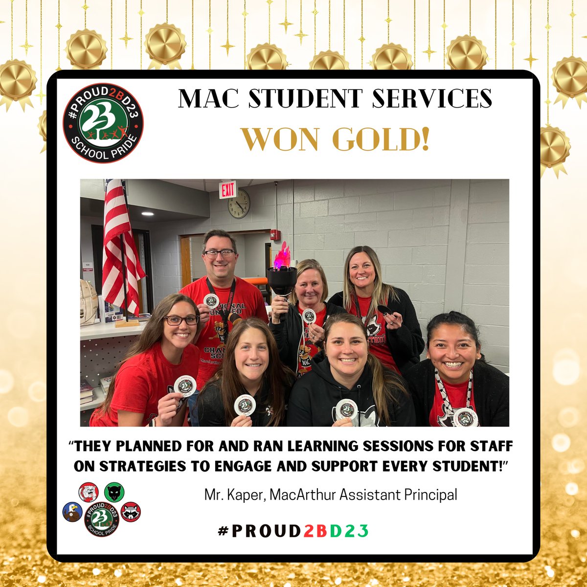 Prospect Hts. SD23 tweet media