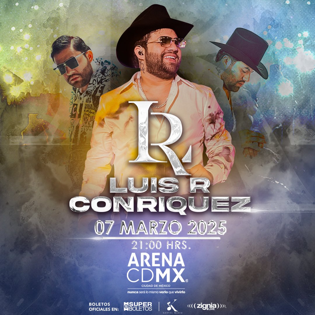 Cinemaniaticos1's tweet photo. Cinéfilos!! Cuando hablamos del género #corridosbélicos, es #LUISRCONRÍQUEZ, quien engalanará la #ArenaMonterrey y la #ArenaCDMX los próximos 01 y 07 de marzo respectivamente en dos noches llenas de fuerza, regional mexicano, pero sobre todo diversión al más puro #SinaloaStyle. 🔥🎶
+Info: https://t.co/zybCul5JHp 🔊🤠
¿Qué les parece?